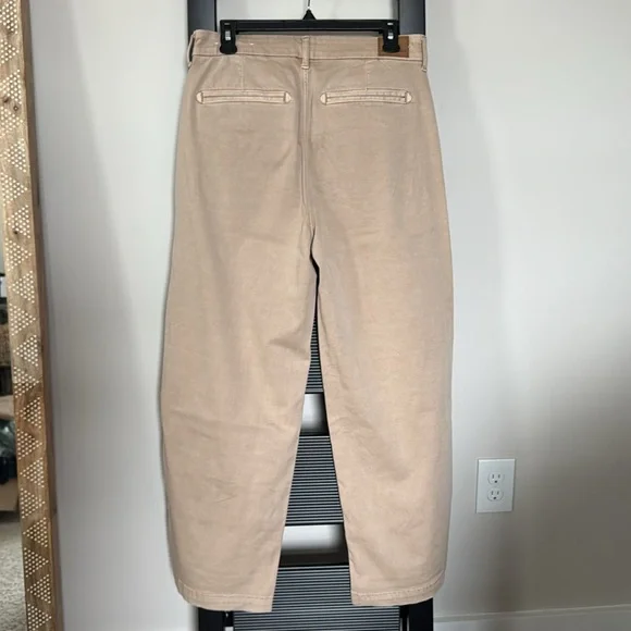 AE Women's Super hi rise baggy Wide Leg Short Length Pants - Picture 2 of 7